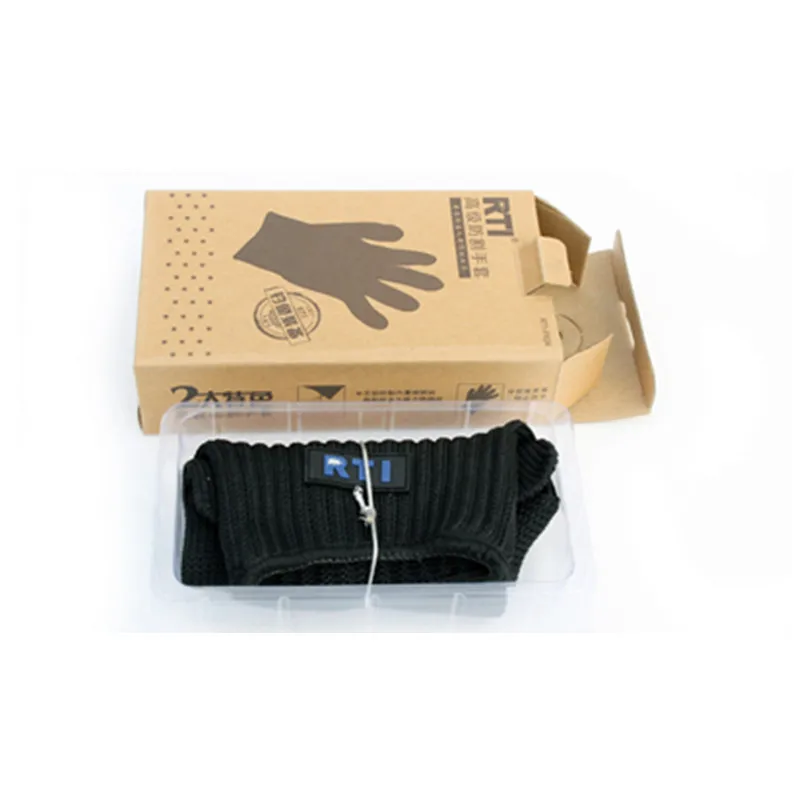 RTI Anti-Cutting Fishing Gloves Stainless Steel Wire Durable Finger Protective Safety Outdoor Glove Luvas Guantes Tools | Спорт и