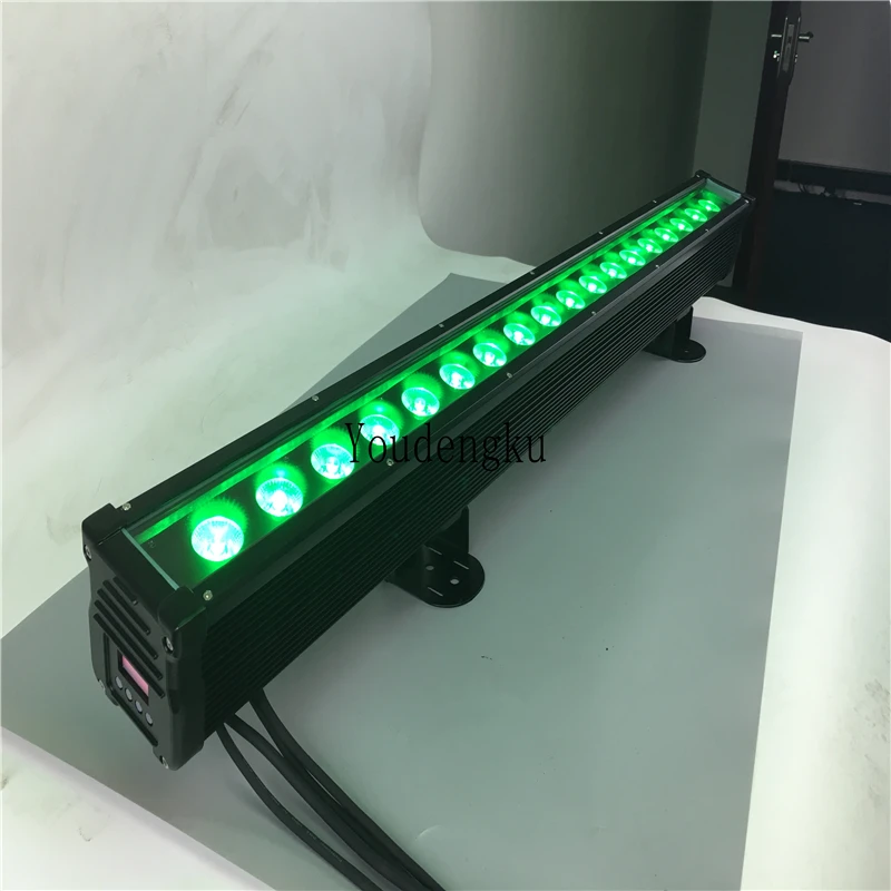 Уличная светодиодная настенная шайба 18*3 Вт 3 в 1 декоративная уличная DMX RGB IP65 |