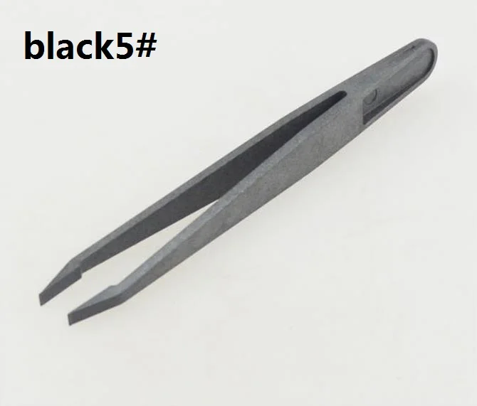 Черный антистатический углеродный пинцет 6 типов|Детали инструментов| |