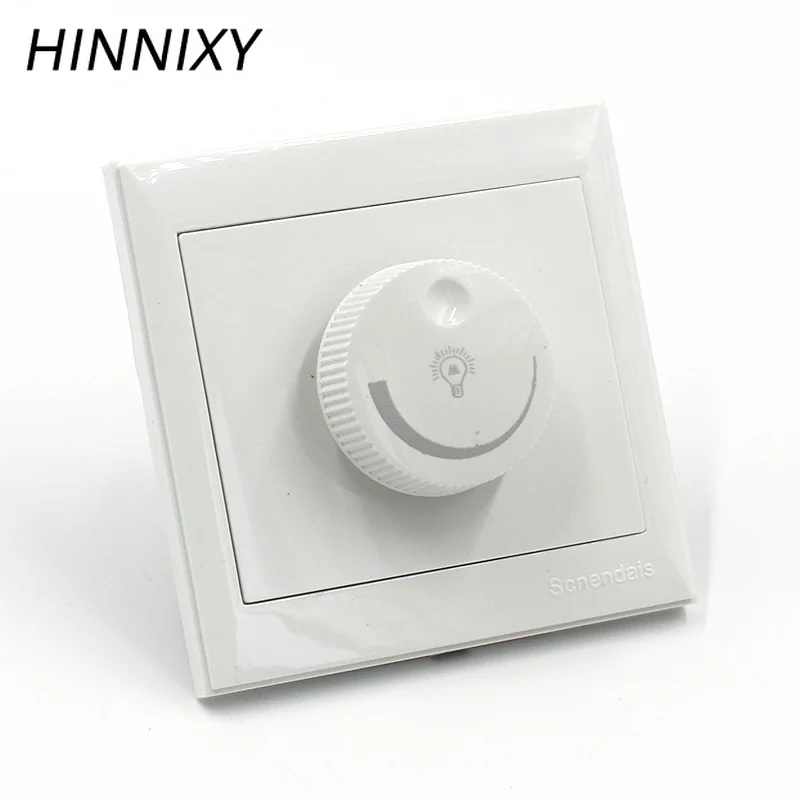Hinnixy LED Triac диммер 300 Вт 110В/220В Вращающийся Переключатель Регулятор яркости для