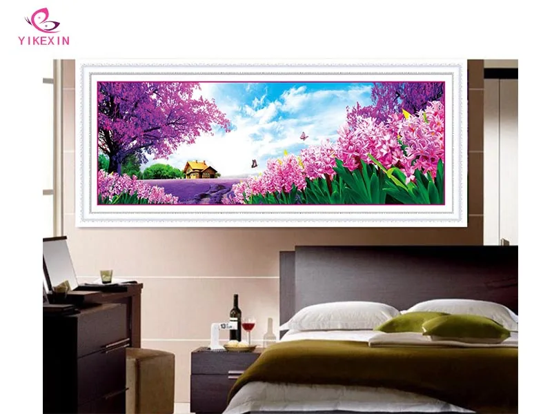 Новый! AB Цвет Алмаз алмазная вышивка Flowerl лаванда 5D живопись 5d diy крестом Алмазная