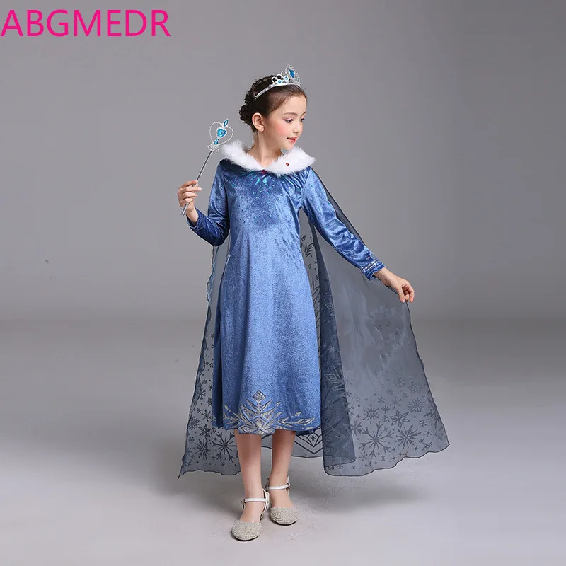Kids Dresses for Girls Princess Costume Winter Dress Elsa Clothes Children New Years Eve Fashion 2019 | Детская одежда и обувь