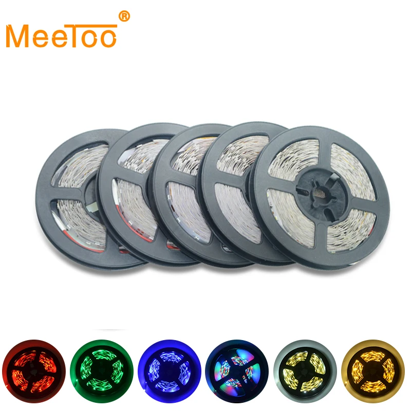 Светодиодная лента RGB 5 м 300 светодиодов 3528 12 в пост. Тока 60 светодиодов/м красный