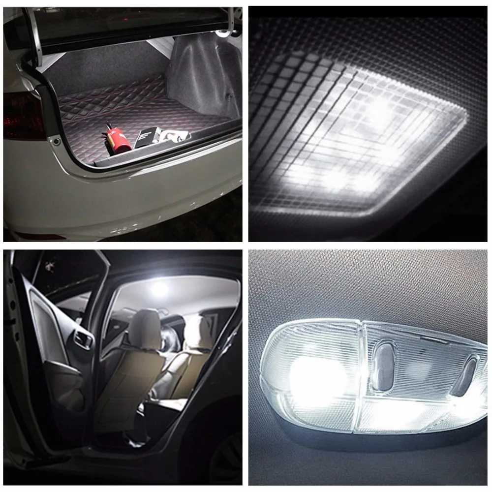 2 шт Автомобильный светодиодный Потолочные плафоны остается неизменным если