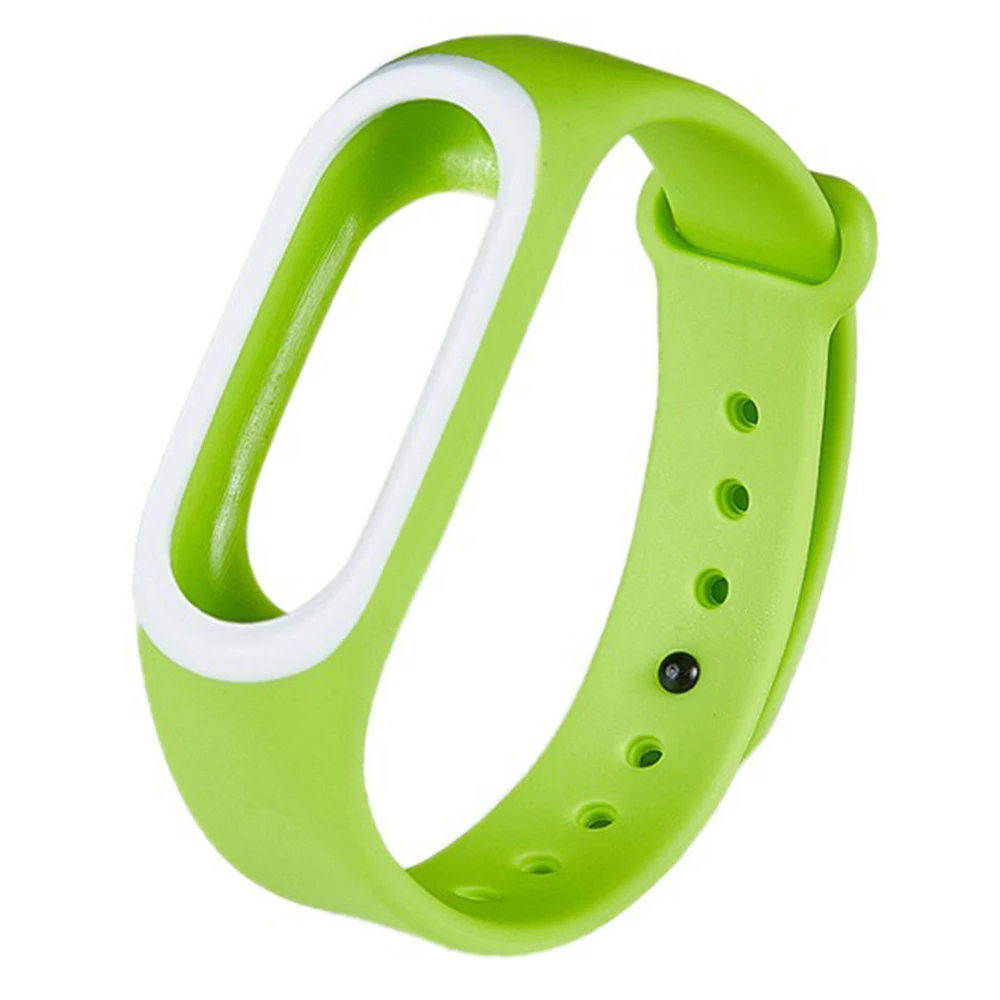 Lime color Цветной мягкий силиконовый сменный ремешок, спортивный ремешок для часов Xiaomi Hey+, умный фитнес-браслет, аксессуары, ремешок на запястье - Цвет: Lime color