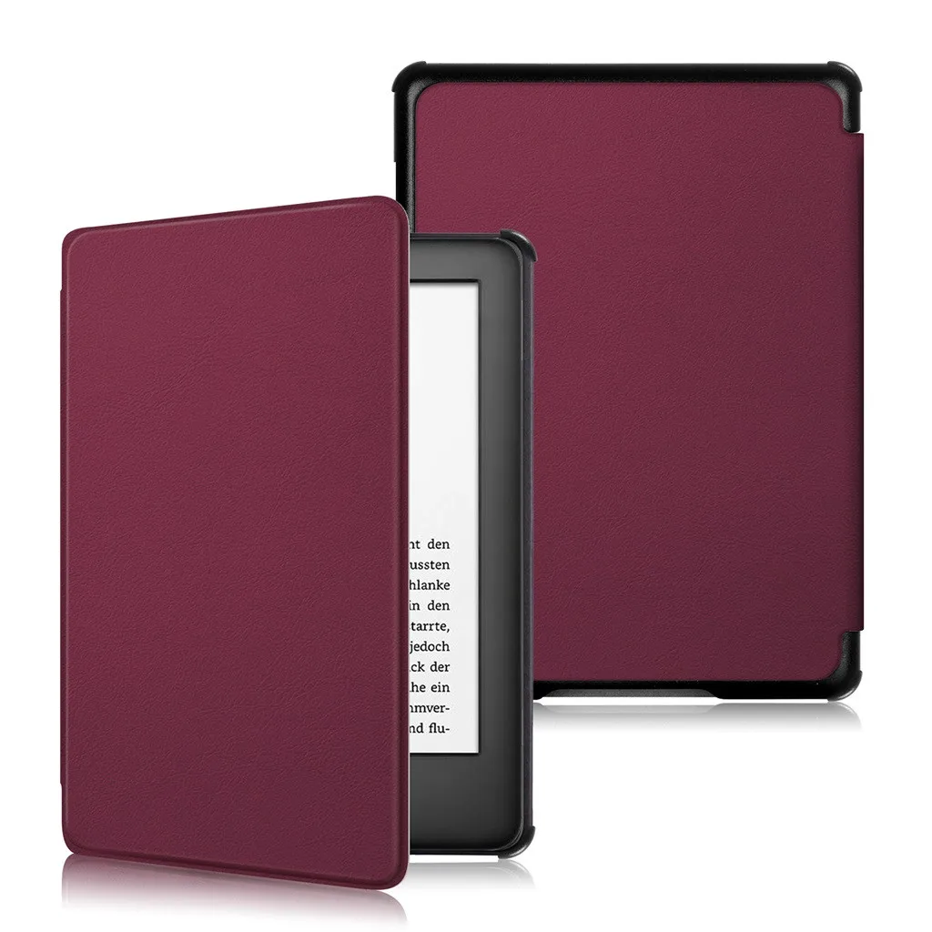 Для Amazon Новинка Kindle 10th поколения 6-дюймовый датчик сна автоматическое Пробуждение кожаные туфли на плоской подошве с длинными рукавами анти-поверхность препятствует скольжению и износостойкость