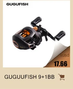 Gugufish рыболовных катушек рыбы колеса спиннингом пардю Приманка колеса судно Наживка литья Летающий Рыбалка Троллинг