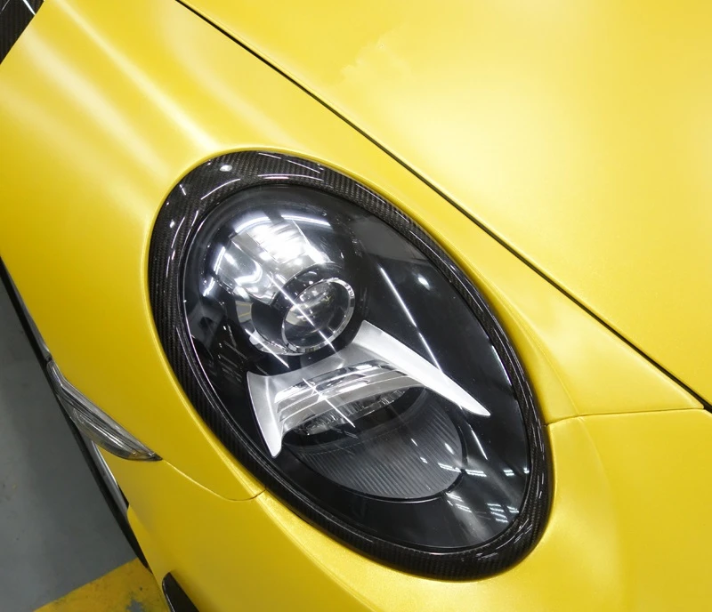 Бесплатная доставка 100% настоящие фары из углеродного волокна веки для бровей