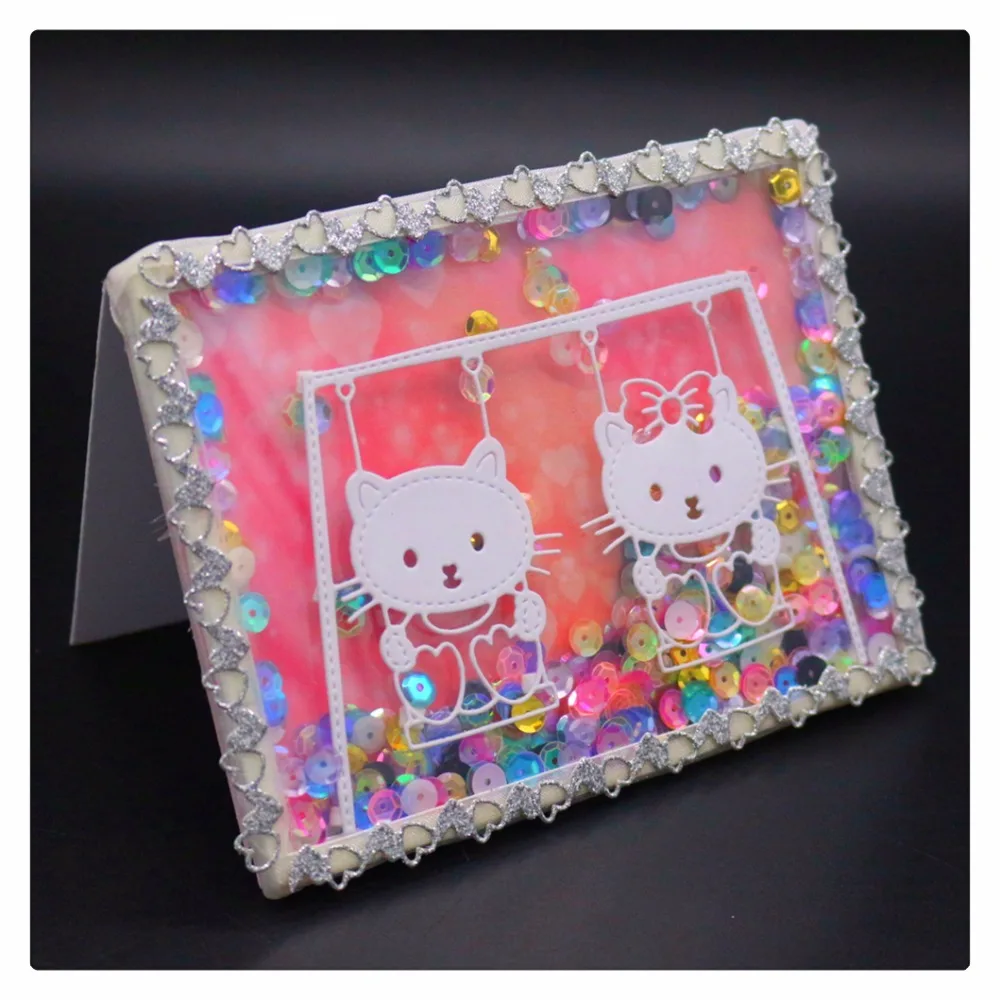 VCD79 скрапбукинга для металлические режущие штампы трафареты карточки украшения