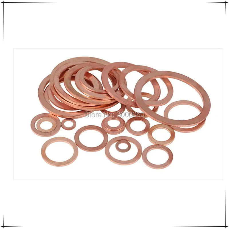 M12x16mmx 1.5mm Red Copper Sealing Gasket Washer For Watch Marine 100pcs/lot | Обустройство дома