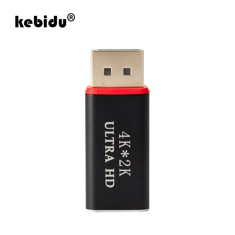 Адаптер kebidu DP к HDMI папа женскому адаптеру 4K Ultra HD 3D позолоченный порт дисплея