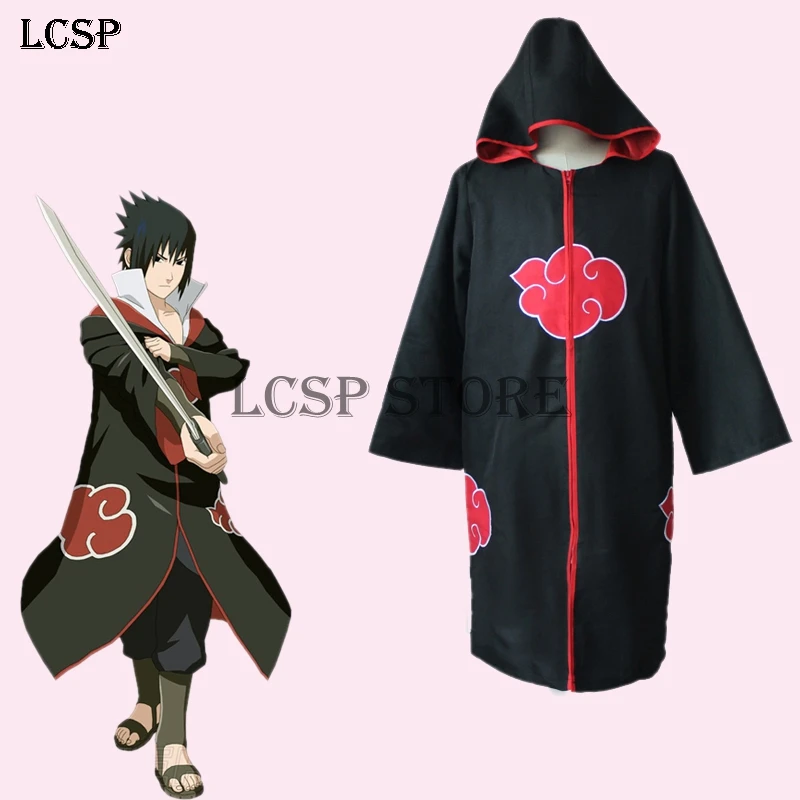 LCSP накидка Наруто Taka Hebi Uchiha Sasuke Косплей Костюм японский аниме ястреб змея Тренч