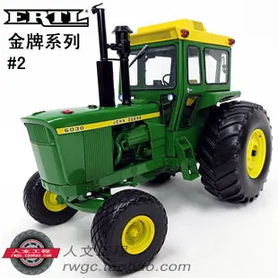 

KNL HOBBY J Deere 6030, сельскохозяйственный трактор, сплав, модели автомобилей, США, ERTL 1:16, золотые подарки