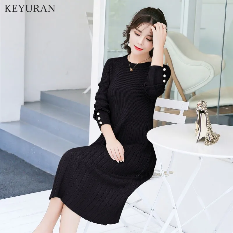 Sweet Beading Knitted Maternity Dress 2018 Autumn New Fashion Clothes for Pregnant Women A Line Slim Charming Pregnancy Dresses | Мать и