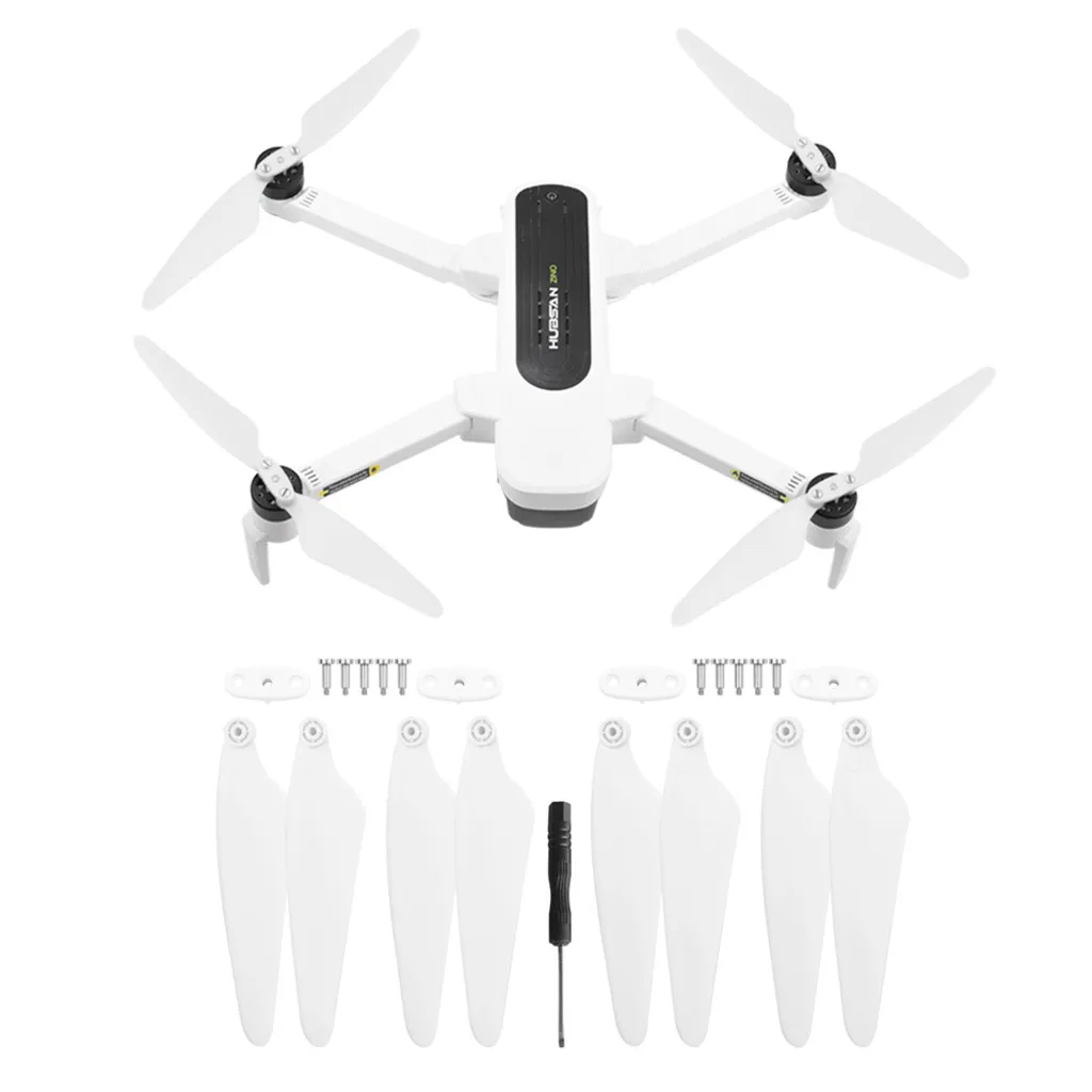 2 пара пропеллеров + зажим пропеллера запасные части для Hubsan H117S Дрон Новое