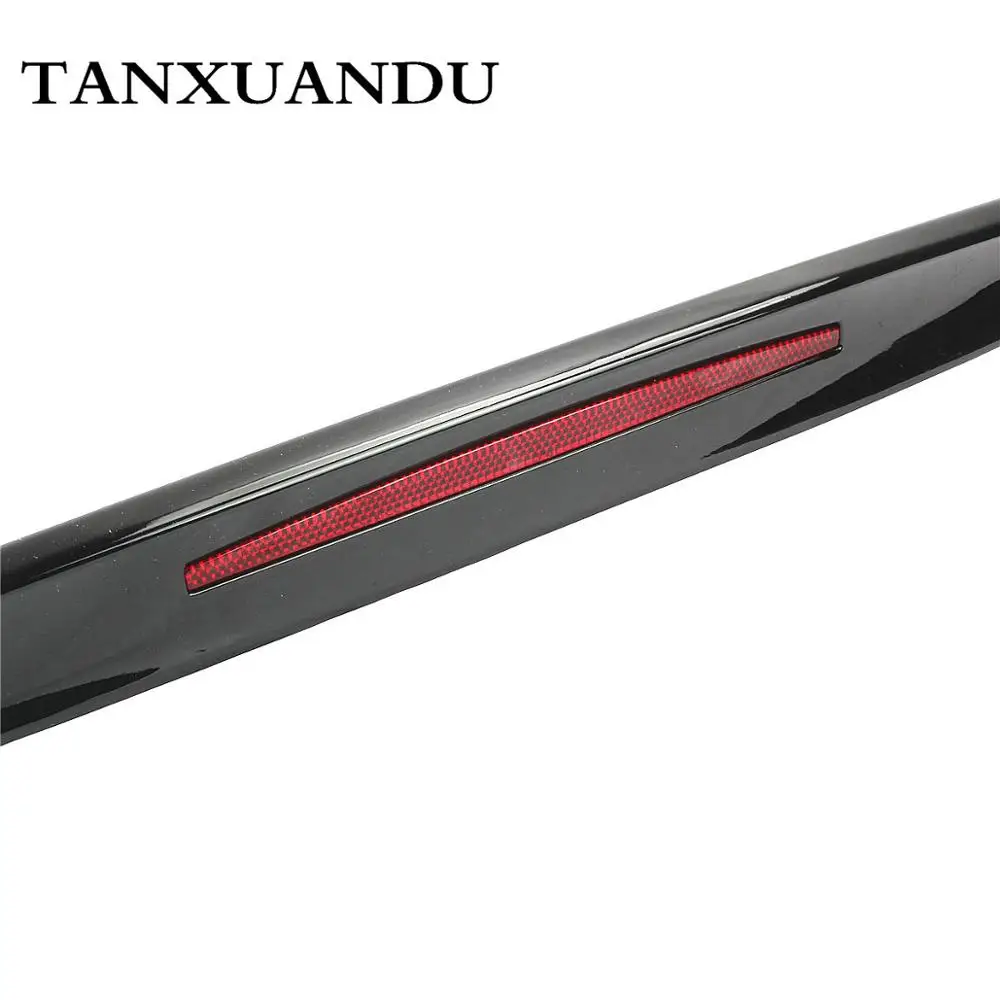 Окрашенный черный Задний заводской спойлер крыло багажника W/габаритный фонарь