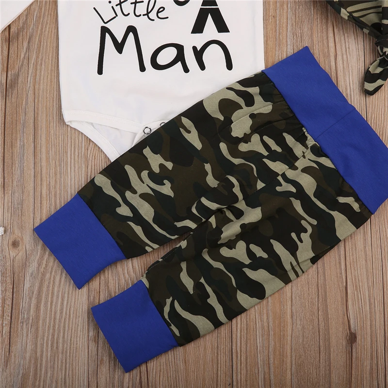 Милый комплект хлопковой одежды для маленьких мальчиков топы новорожденных