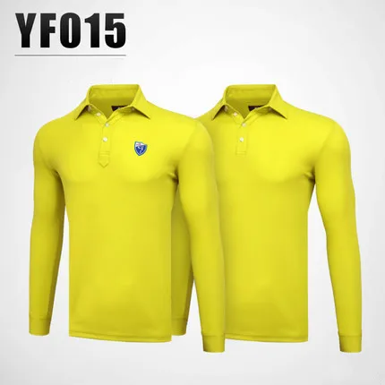 PGM костюмы для гольфа дышащие мужские с длинным рукавом коротким футболки