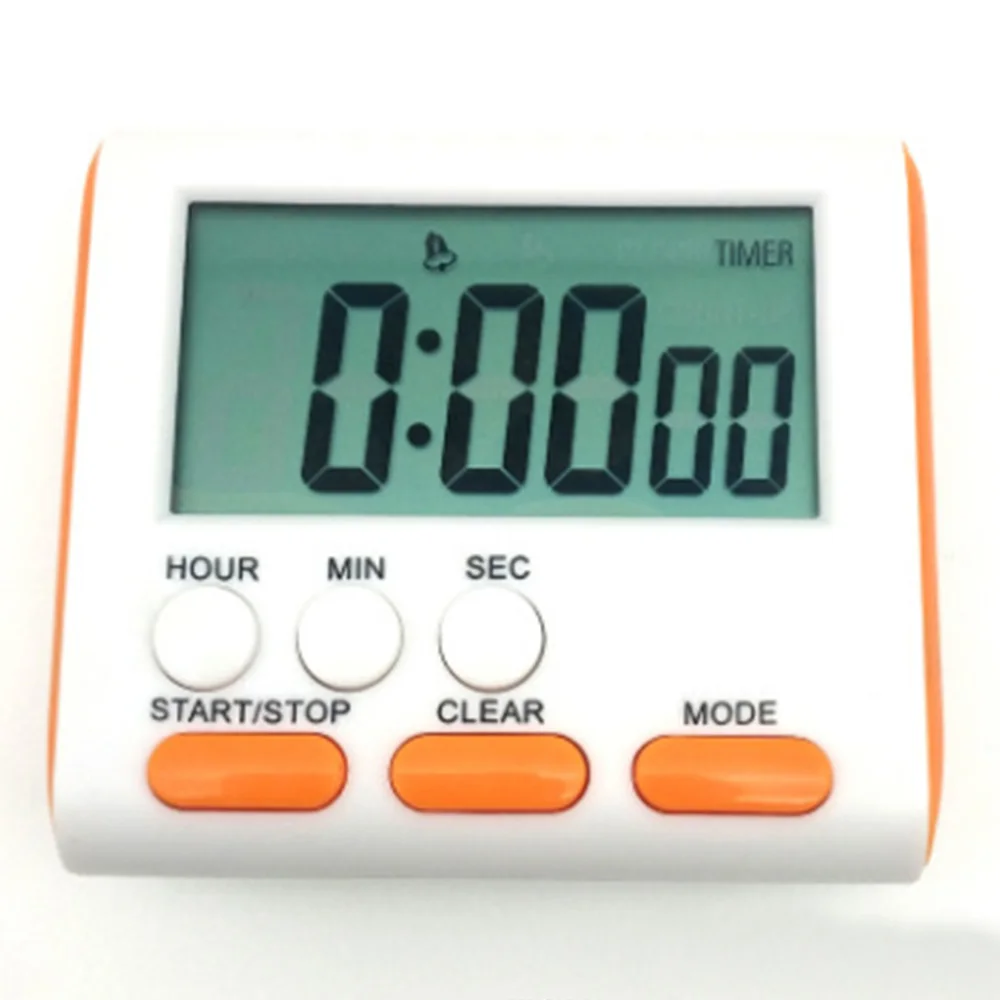Magnetic Large LCD Count Up Kitchen Timer Alarm Down Digital Clock 24 Hours | Дом и сад