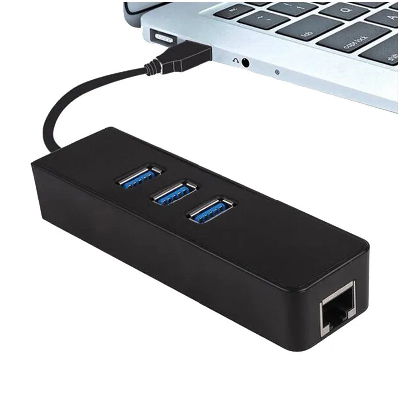 USB3.0 гигабитная Ethernet карта + 3 порта концентратор USB 0 гигабит Lan RJ45 сетевой адаптер
