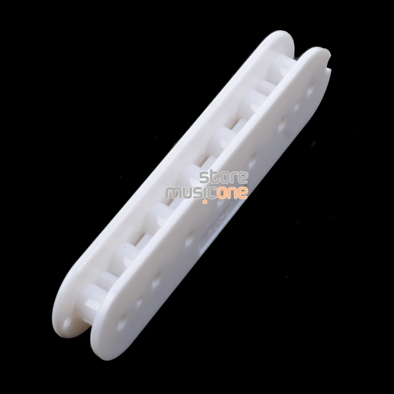 

20Pcs 7 String 73mm Electric Guitar Pickup Humbucker Screw Bobbin Pole Spacing Black/White