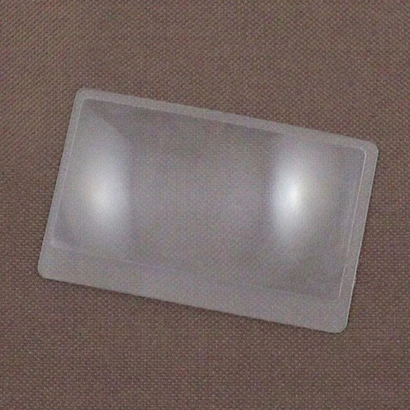 

FGGS 3 X Magnifier Magnification Magnifying Fresnel Pocket Credit Card Size Transparent magnifying glass