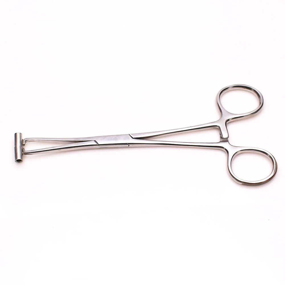 Flat Needle Pipe Pliers Ear Lip Nose Nail Puncture Tweezers Body Piercing Tools | Красота и здоровье