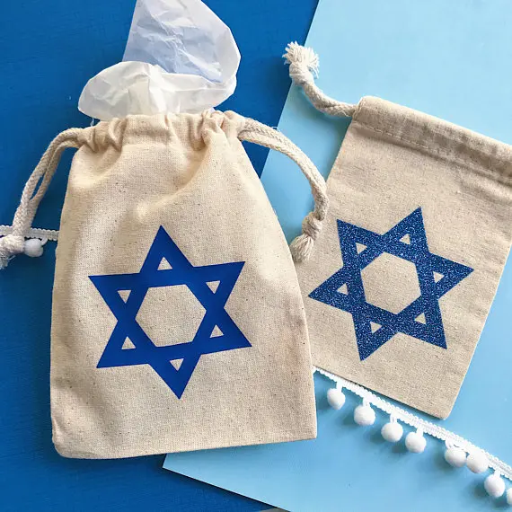 По индивидуальному заказу Звезда Давида Hanukkah menorah еврейской традиции свадьбы дня