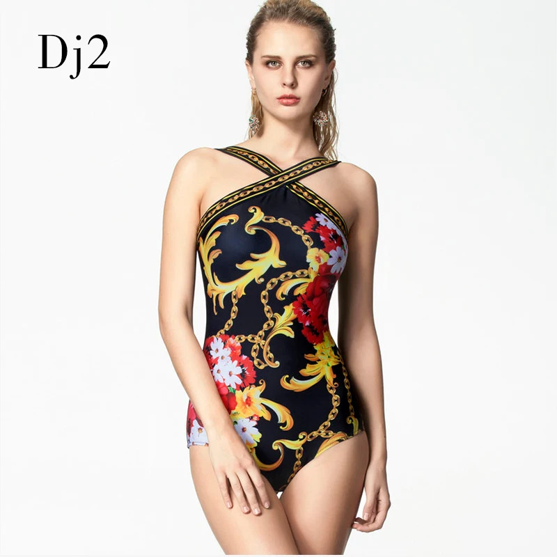 Купальник с цветочным принтом и цифровой печатью Цельный купальник Лидер продаж