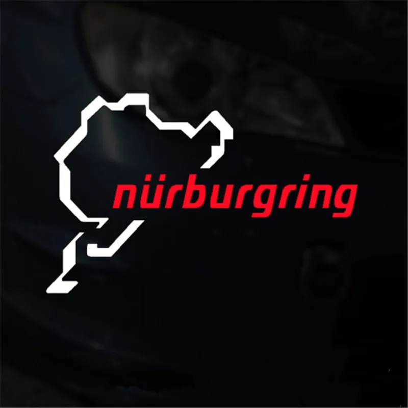 Nurburgring гоночный трек туристическая карта Наклейка Стикер для автомобиля окна