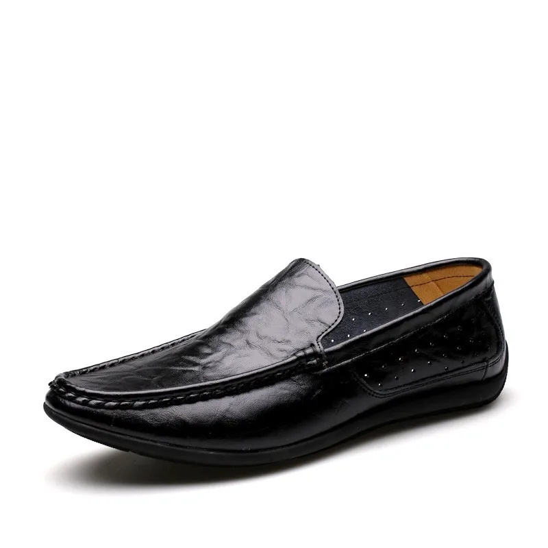 Новый 2016 Мода Замши Мужчины Мокасины Горох Обувь для вождения Slip On Повседневная