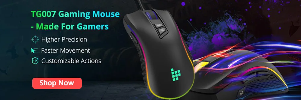 Tronsmart Glary Игровые Наушникиp со Стерео Звуком Virtual 7.1, USB Интерфейсом совместимые с PS4, Nintendo Switch, Компютером