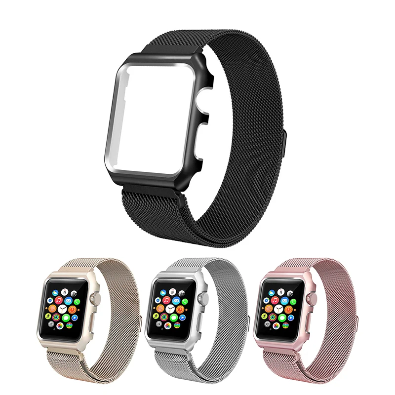 Bumvor Milanese Loop ремешок для Apple Watch Series 4 Band Watchstrap Нержавеющая сталь 44/40 мм iwatch 1/2/3 42/38