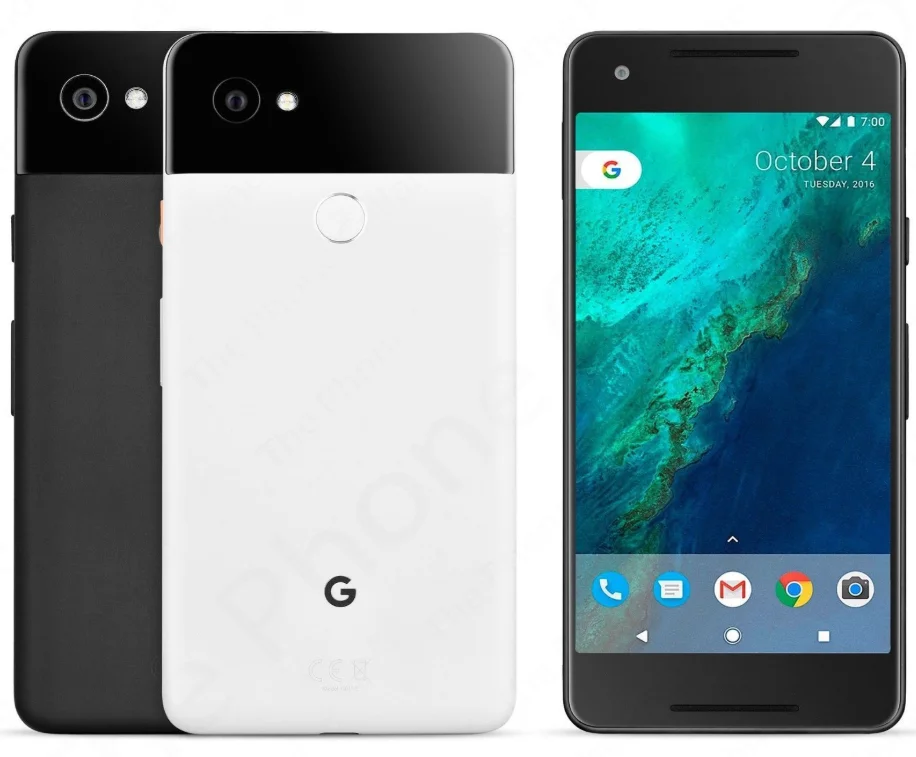 Google Pixel 2 XL разблокированный GSM 4G Android мобильный телефон 6,0 ''12.2MP Восьмиядерный ОЗУ 4 Гб ПЗУ 64 Гб/128G AMOLED отпечаток пальца