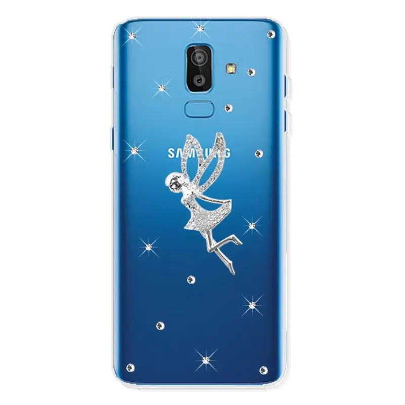 J8 2018 блестящий чехол со стразами для Samsung Galaxy J4 J6 Plus J2 Core J7 Neo DUO Pro J3 J5 2016 2017 телефона