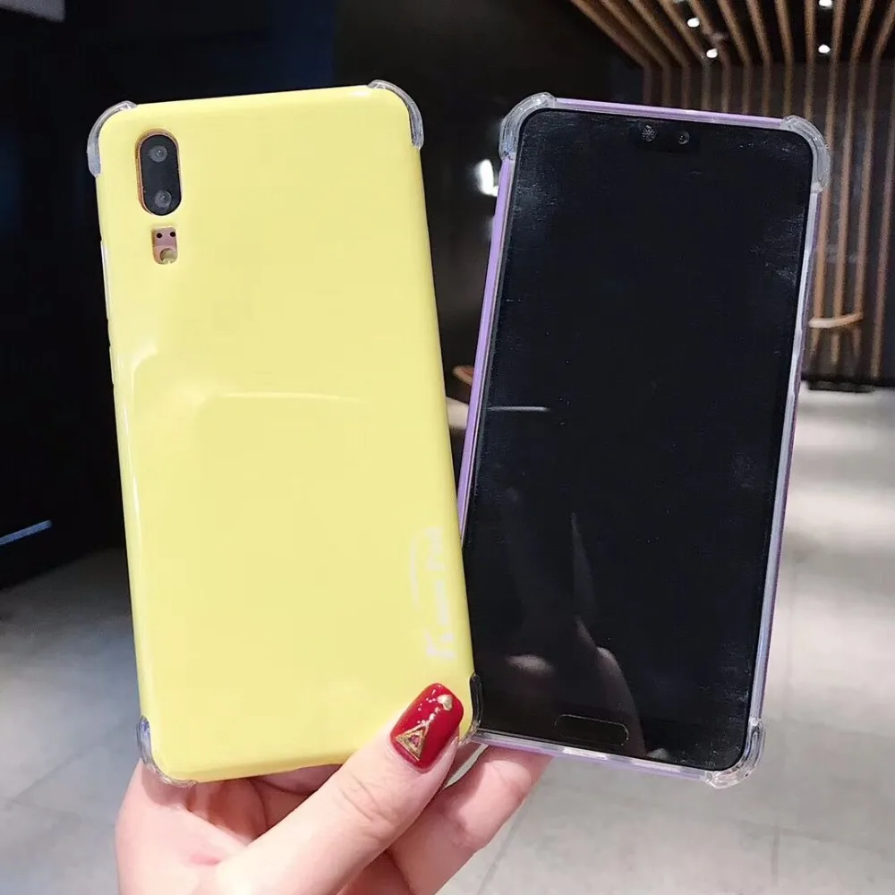Zxtrby Новый карамельный цвет анти-стук чехол для телефона huawei Honor10 P20 Pro Mate20 мягкий