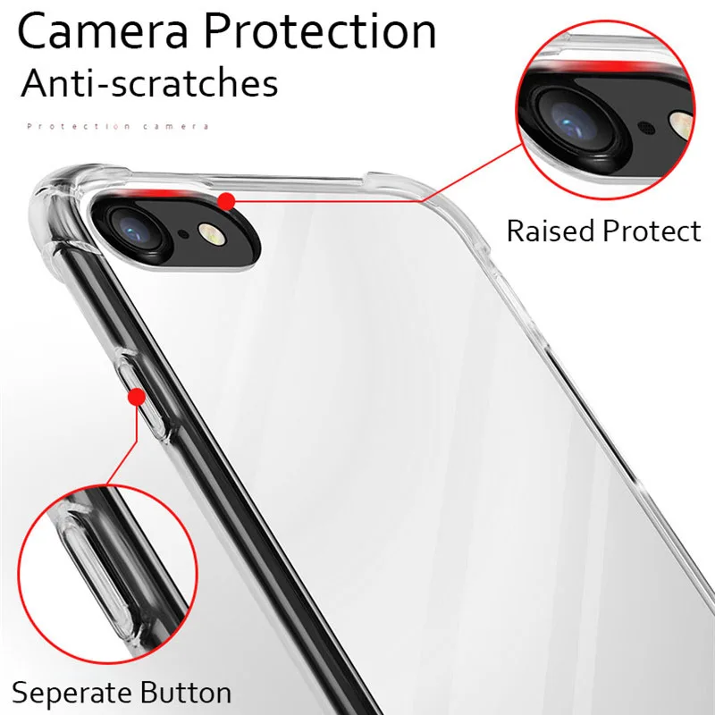 Роскошный макияж зеркальные телефонные чехлы для iphone X подушка безопасности ТПУ