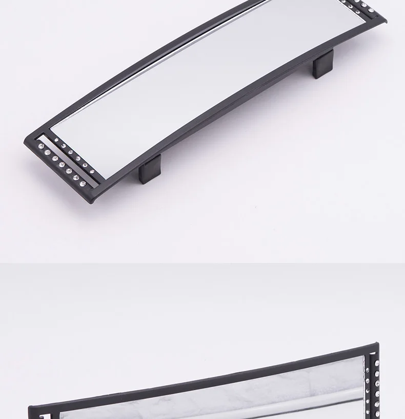 270 мм автомобильное зеркало заднего вида с клипсой, широкий угол, внутренние зеркала заднего вида, широкое большое видение, изогнутое заднее зеркало для детского автокресла