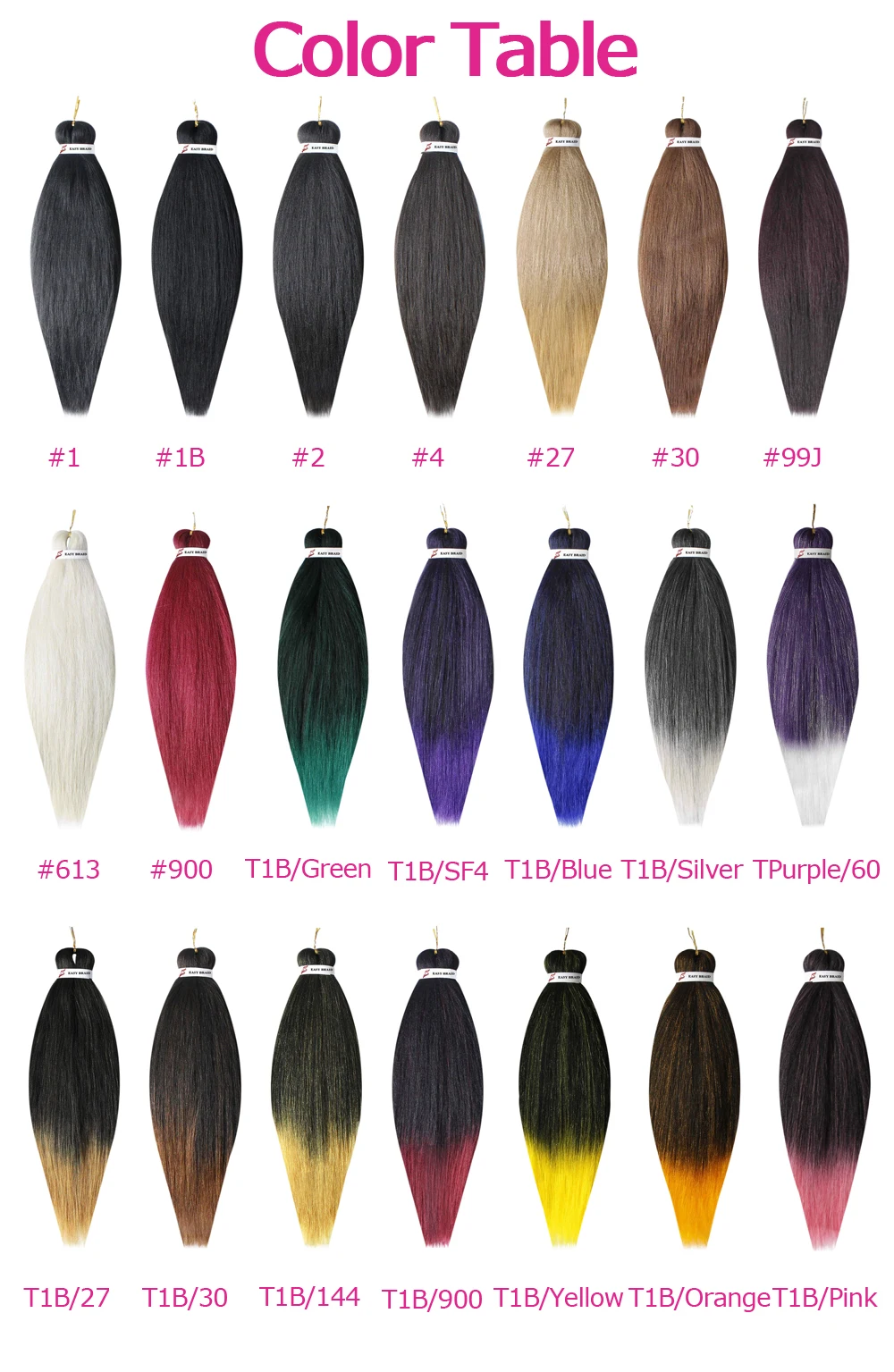 Mirra's Mirror Jumbo косы волос 2" 26" Ombre плетение волос 2 тона синтетическое плетение волос для вязаный крючком горячей воды набор