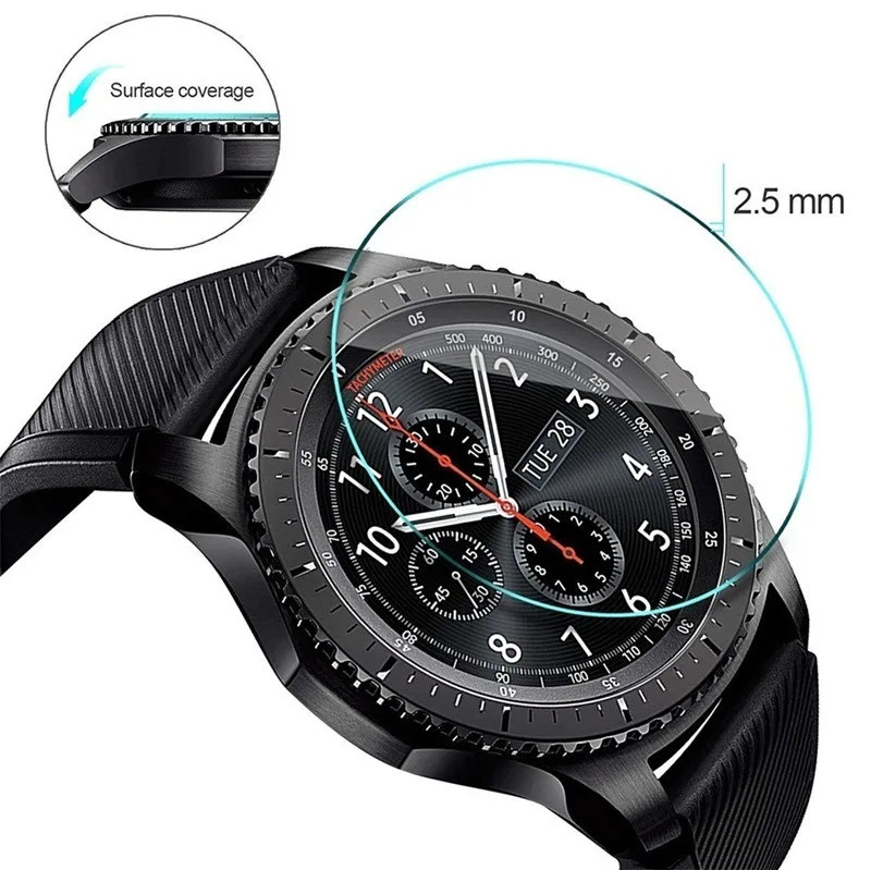 Защитная пленка для часов Cristal Templado закаленное стекло Samsung Gear s4 s3 s2 2 neo Galaxy