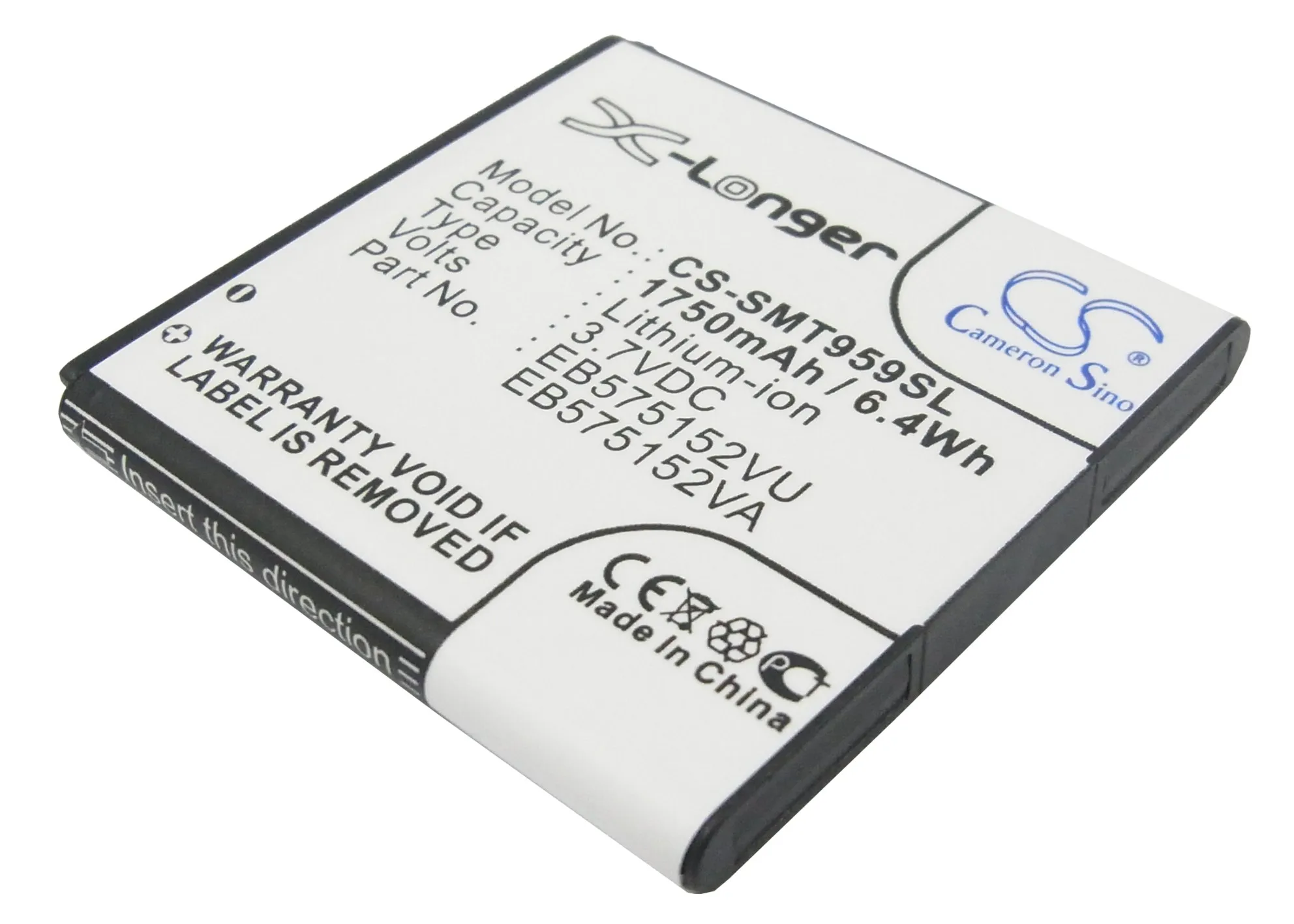 Аккумулятор Cameron Sino 1750mAh для NTT DoCoMo Galaxy S AT&T Captivate Epic 4G SGH i897 Sprint 4G|battery for|1750mah batterycameron