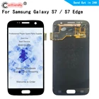 Для samsung galaxy S7 S 7 edge G930 G930F G930W8 G935 G9350 G935F G935W8 ЖК-дисплей + сенсорная панель экран дигитайзер сборка