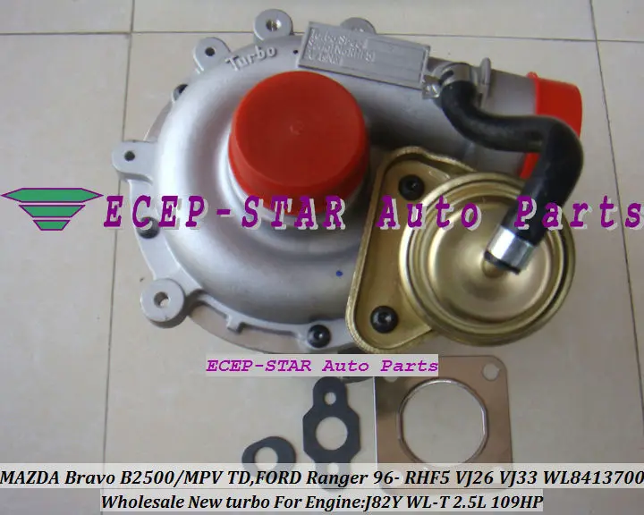 Турбина Turbo RHF5 VJ26 VJ33 WL84 VA430089 для Ford Ranger Double Cab MAZDA Bravo B2500 MPV WL T J97A J82Y 2 5 л бесплатная