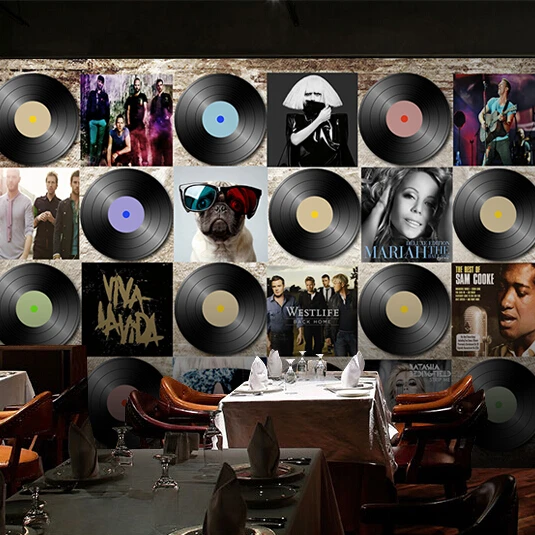 Пользовательские фотообои 3D на заказ ностальгические старые записывающие