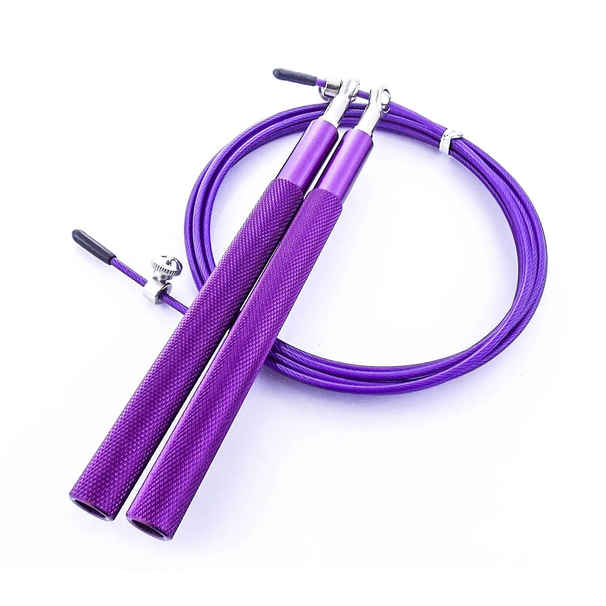 Скоростная Скакалка FDBRO для кроссфита стальная проволока регулируемая