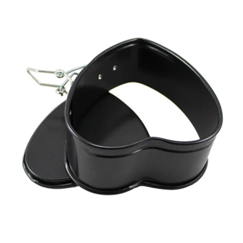 4 дюйма Высокое качество углерода Сталь нелипкий форма в виде сердца с