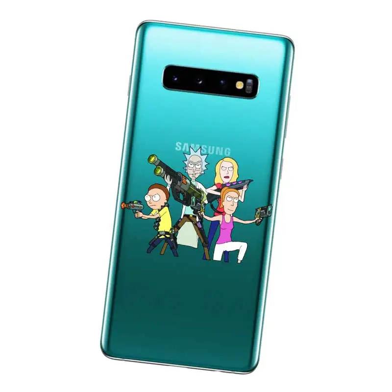 N367 Рик Морти силиконовый чехол-накладка из мягкого ТПУ чехол для Samsung Galaxy J2 J3 J4 J5 J6