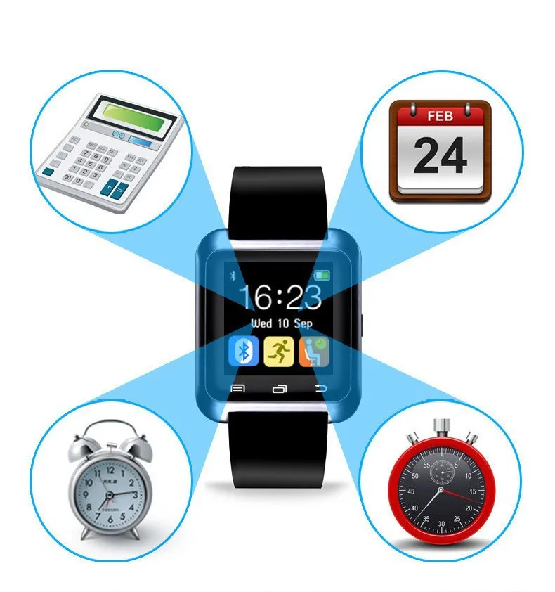 Новый продукт анти потерянный U часы sportswatch шагомер для смартфонов iPhone IOS Android Samsung