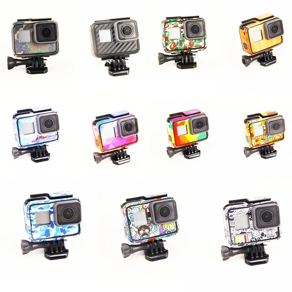 Новый продукт для Gopro Hero 5 6 7 наклейки Go Pro 5/6 Спортивная камера Hero5 Hero6/7 защитный