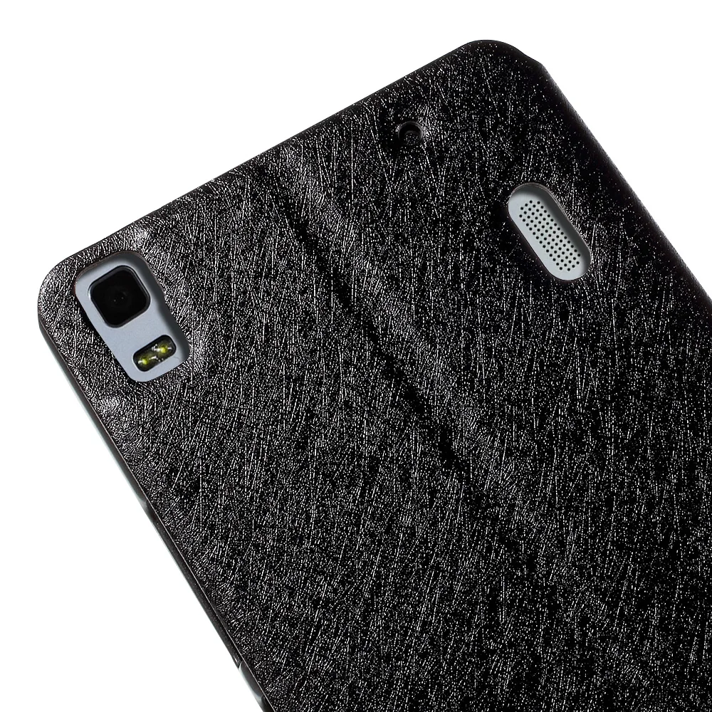 DULCII для Lenovo K3 Note A7000 случае шелковая текстура Dual View Окно PU кожаный чехол A 7000 K50-t5